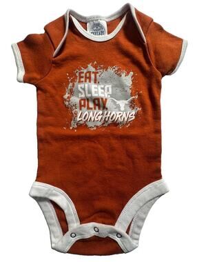 Rivalry Threads Texas Longhorns Baby Bodysuit Orange 3-6M NCAA One Piece